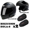 View Item Bikecomm HOLA-S Bluetooth Intercom Twin Pack